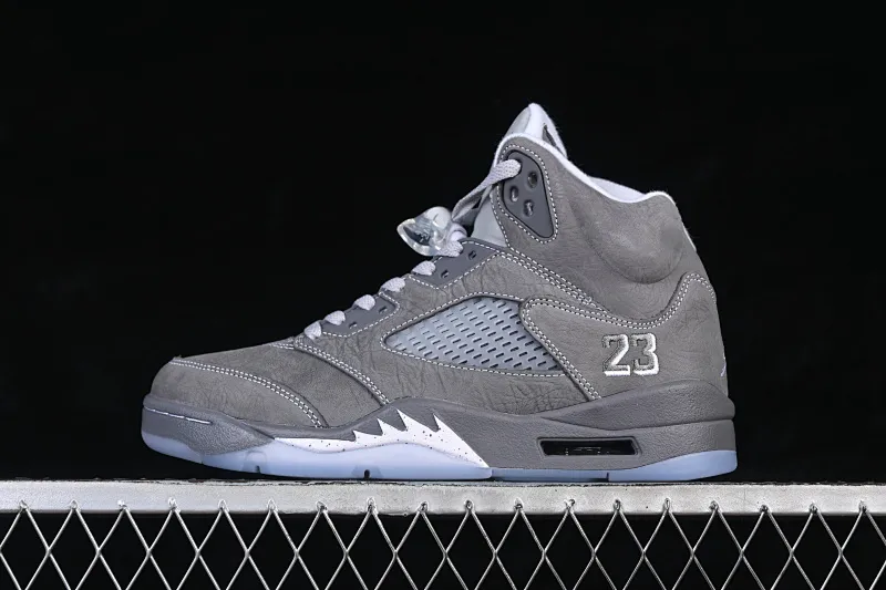 All categories Air Jordan Jordan series basketball shoes Air Jordan 5 TG version Air Jordan 5 "Wolf Grey" AJ5 Joe 5 Wolf Gray first layer basketball shoes DD0587-002